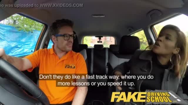 Teen sex in cinema driving lessons